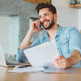 Man making a call