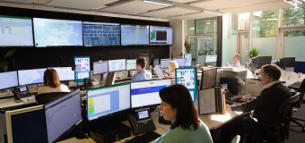 An image of the control room at Gas Networks Ireland