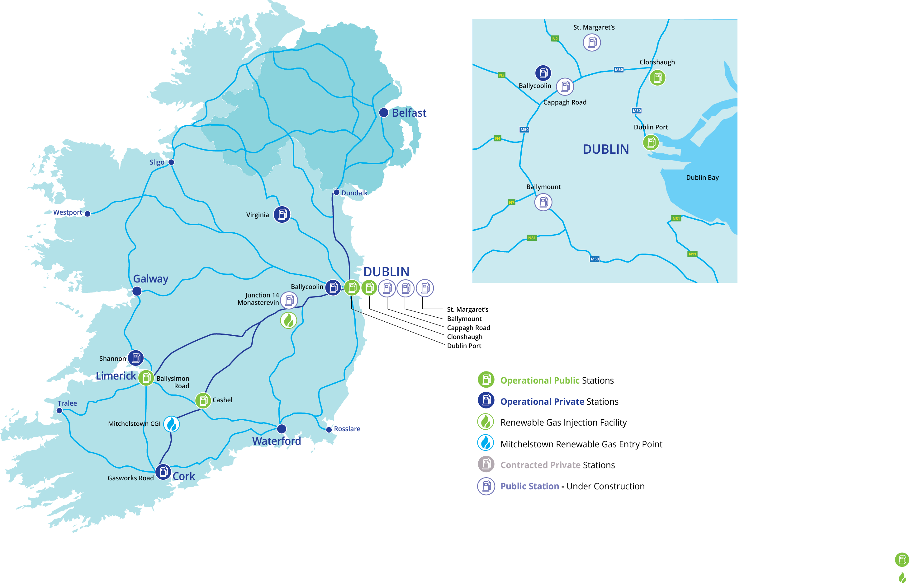 CNG Refuelling Stations Map