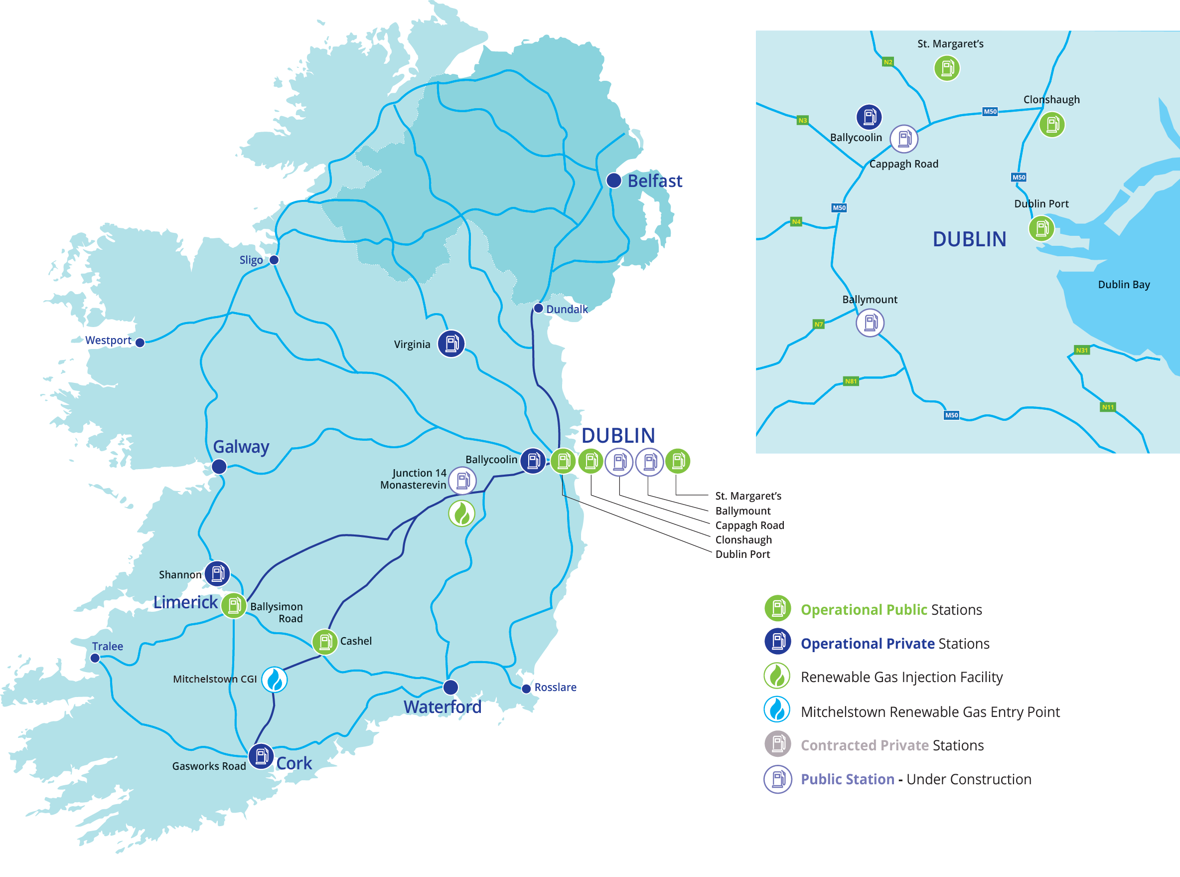 CNG Refuelling Stations Map