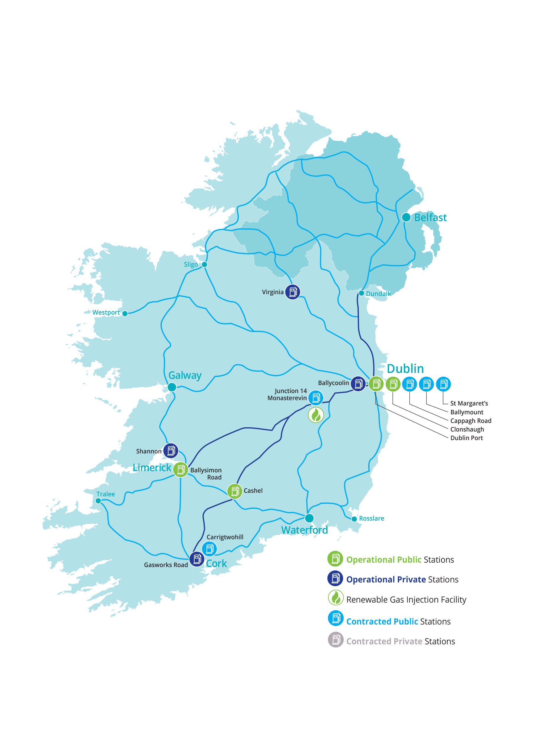 CNG Refuelling Stations Map
