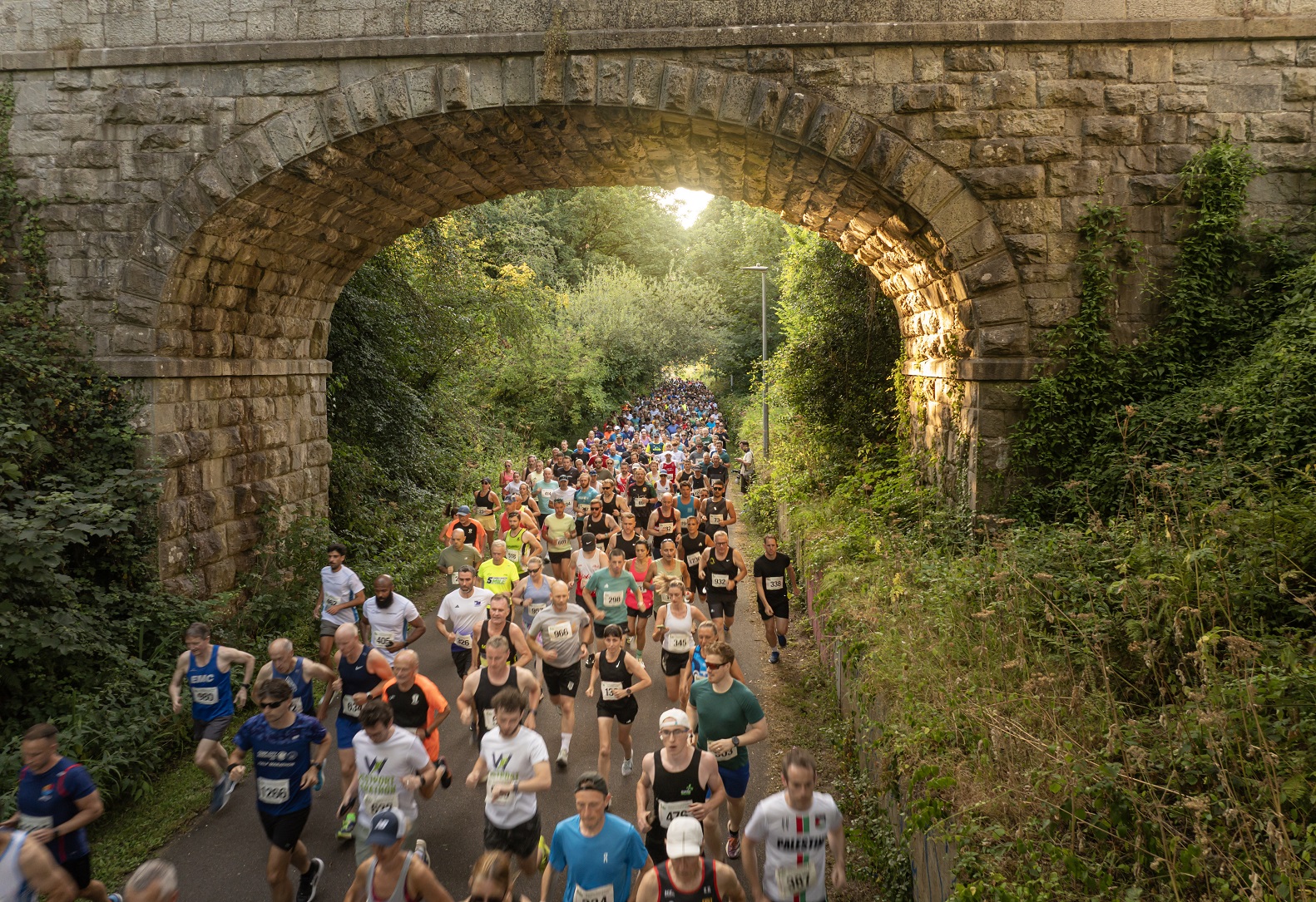Overshot of the race